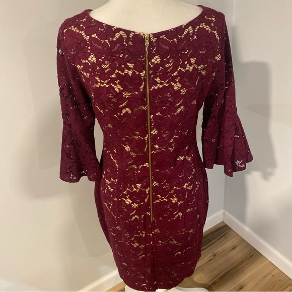 Danny and Nicole Lace Sheath Dress - Picture 9 of 12